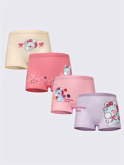 Girls' Boxer Briefs - 8-Pack Animal Print Style 5685