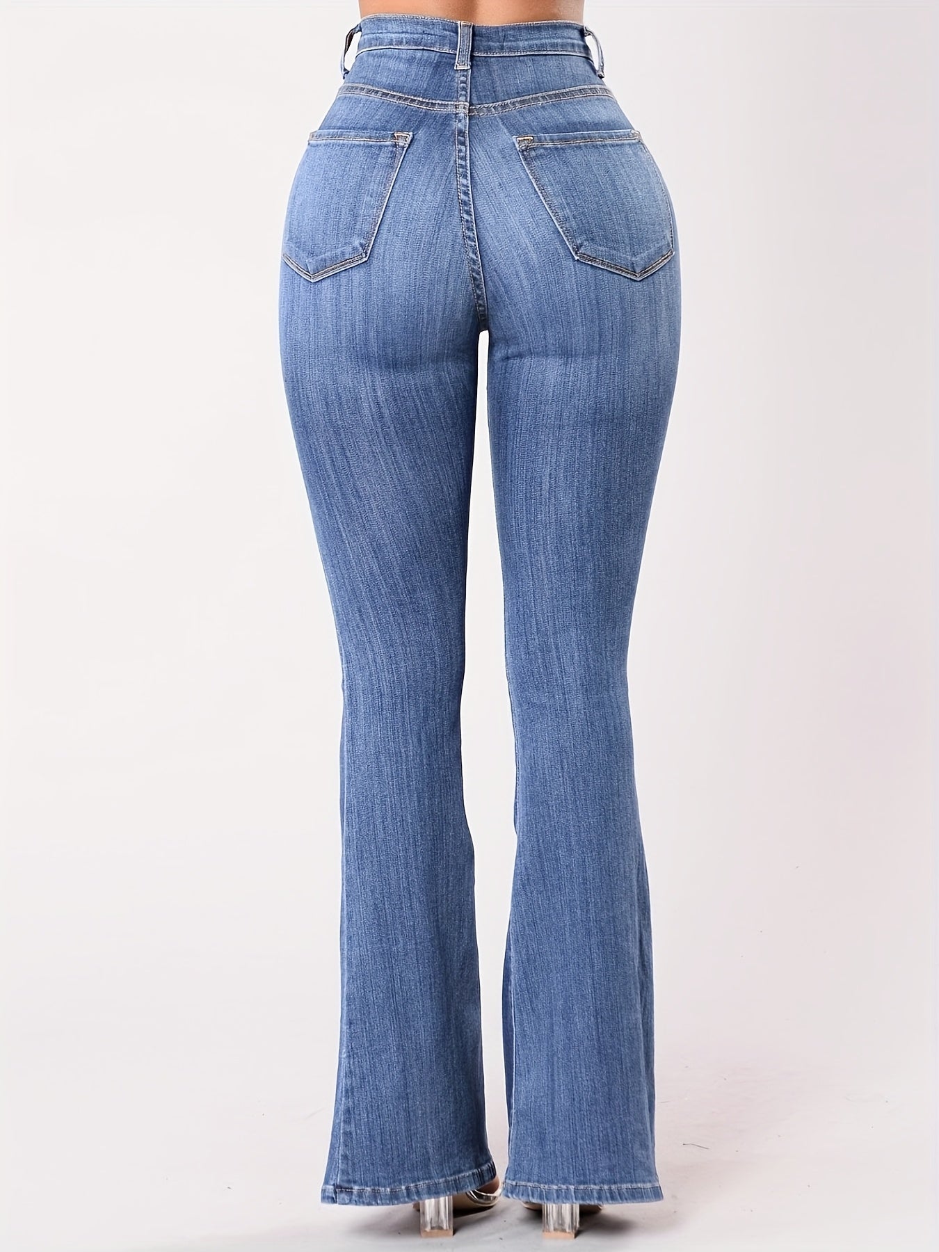 Women'S High-Waisted Butt-Lifting Flared Pants