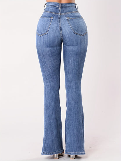 Women'S High-Waisted Butt-Lifting Flared Pants