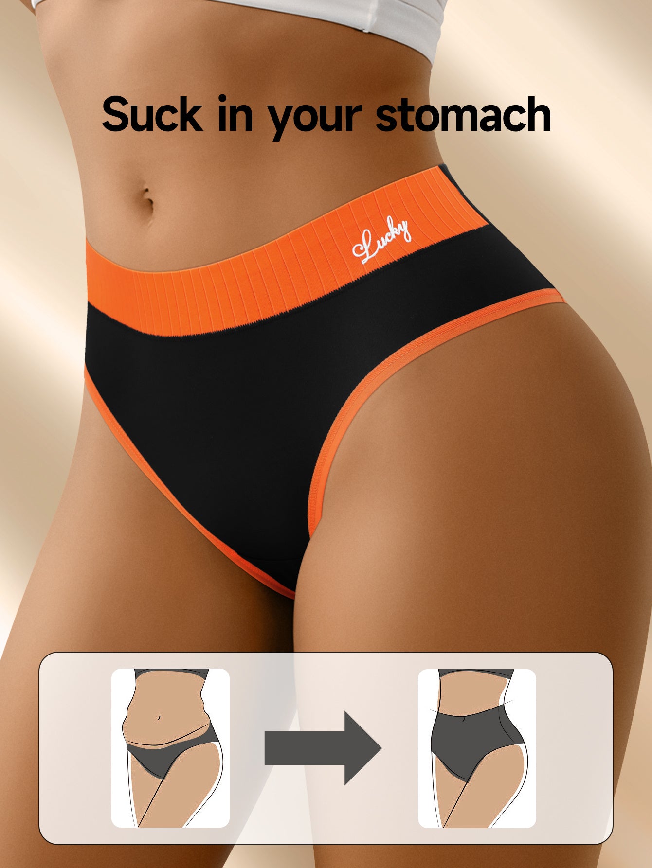 10pcs Women's color-matched triangle underwear with high elasticity waistband. The fit is snug but not tight, not causing any chafing discomfort. The breathable crotch area is comfortable and cool, without feeling stuffy.