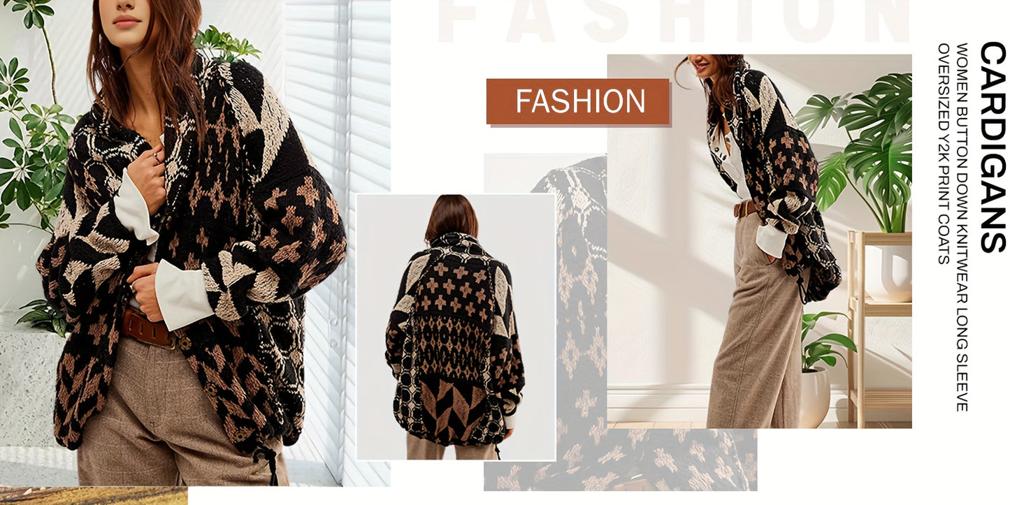 Autumn And Winter New Sweater with Two-Tone Color Block, Lightweight Layering Piece, Everyday & Formal Outfits - Sweater Cardigan, Casual Wear, Textured Knitwear, Fall Fashion, Stylish Knitwear, Cozy Material, Versatile Top, Office Attire