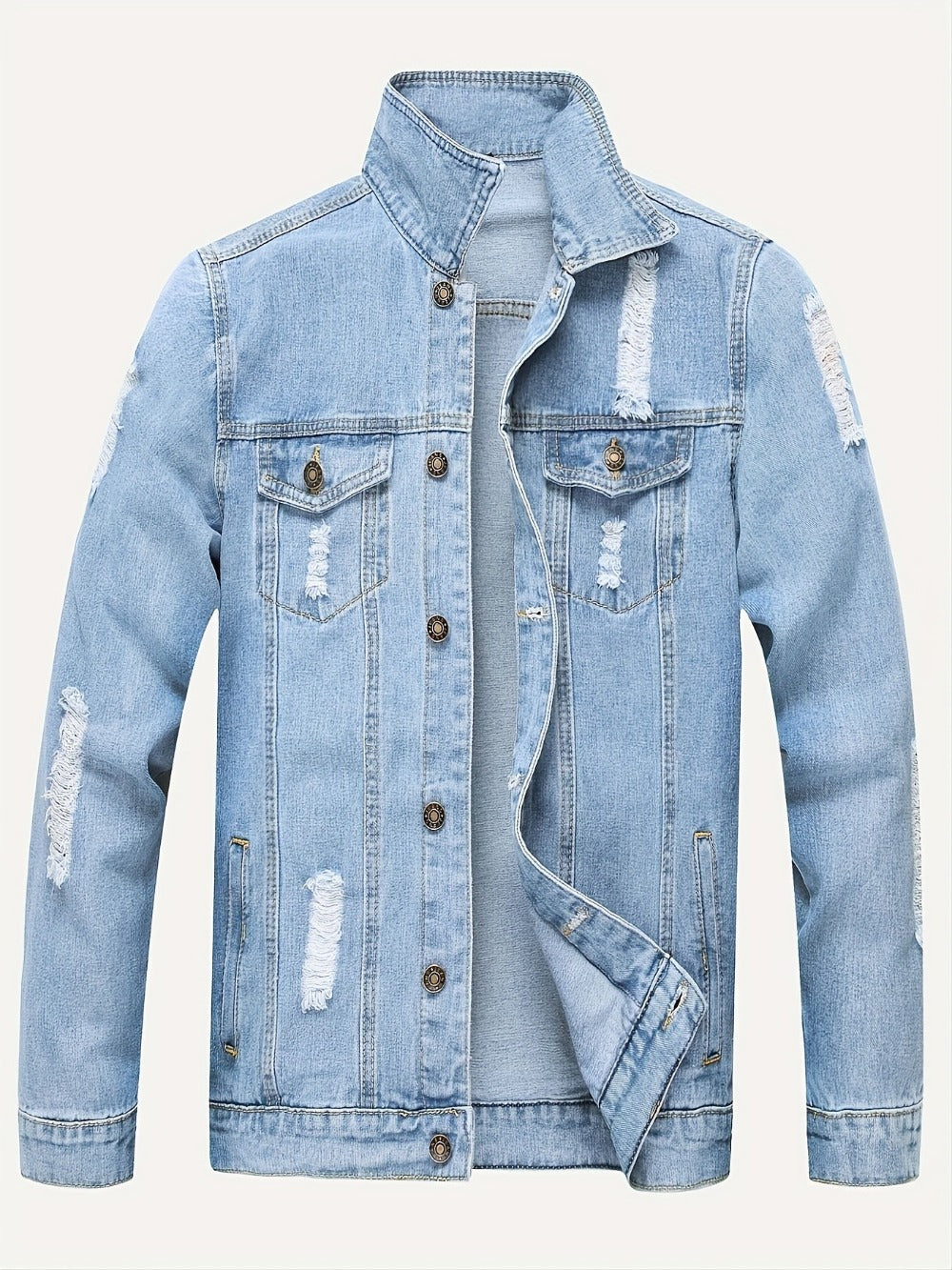 Men's Versatile Denim Pullover Jacket Everyday 997