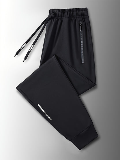 3pcs, Men's Pants Sports Casual, Stretch Loose, Premium, Zipper Leg Pants, Outdoor, Gifts, Men's Sweatpants,, Sweatpants Men, Joggers for Men, Pants for Men, Men's Trousers, Gifts for Men, Mens Christmas Gifts, Mens Gifts Ideas