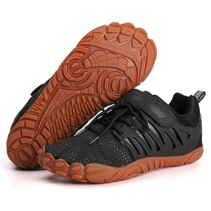 Barefoot Shoes Men Wide Toe Box Zero Drop Water Shoes Men for Gym Workout Minimalist Weightlifting Cross-Trainer Running
