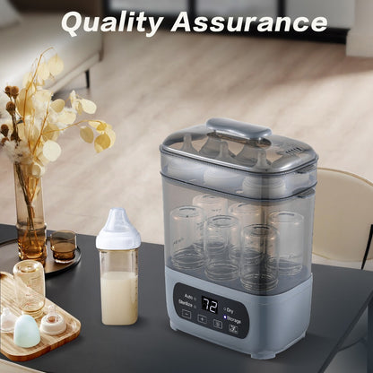 Bottle Sterilizer - Electric Steamer Dryer 4-in-1