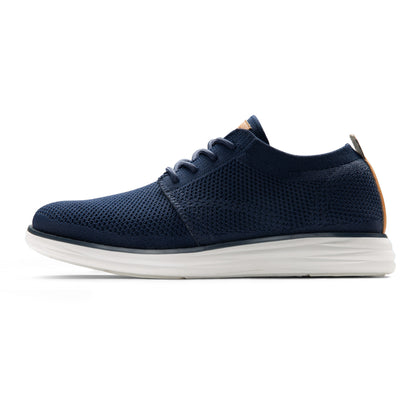 Bruno Marc Men's KnitFlex Breeze Mesh Sneakers Oxfords Lace-Up Lightweight Casual Walking Shoes