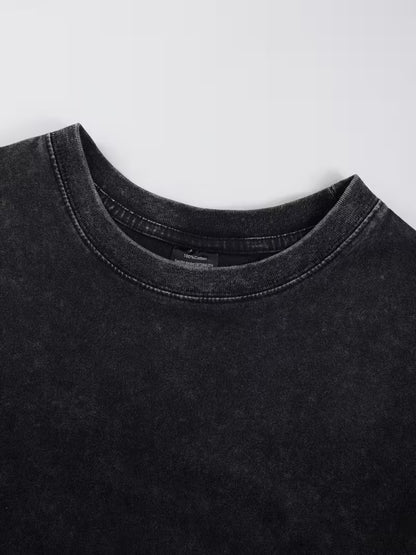 Men's Vintage T-Shirt - Round Neck Short Sleeve Weekend Style 064293