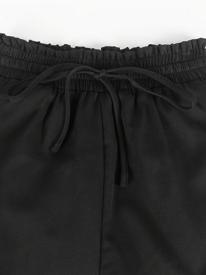 Temperament Commuter Style Loose Drapey Pants With Wide Leg Pants Seasonal Wear Women Drapey High Waist Casual Pants Women'S Elegant Casual Pants