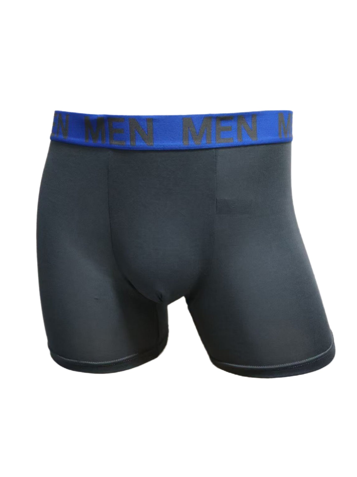 10pcs Men'S Breathable Boxer Briefs | Elastic Waistband, Multi-Color Combination (Navy Blue, Black, Gray, Dark Blue, Brown) | All-Season Suitable, Ideal for Daily Wear and Cost-Saving