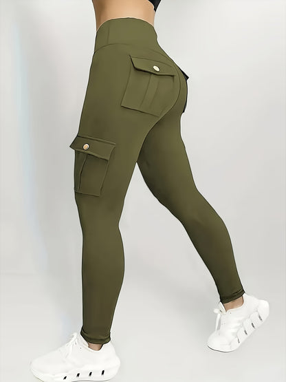 Women's 3pcs High Waist Quick-Dry Yoga Leggings with Pockets - Stretchy & Breathable Activewear