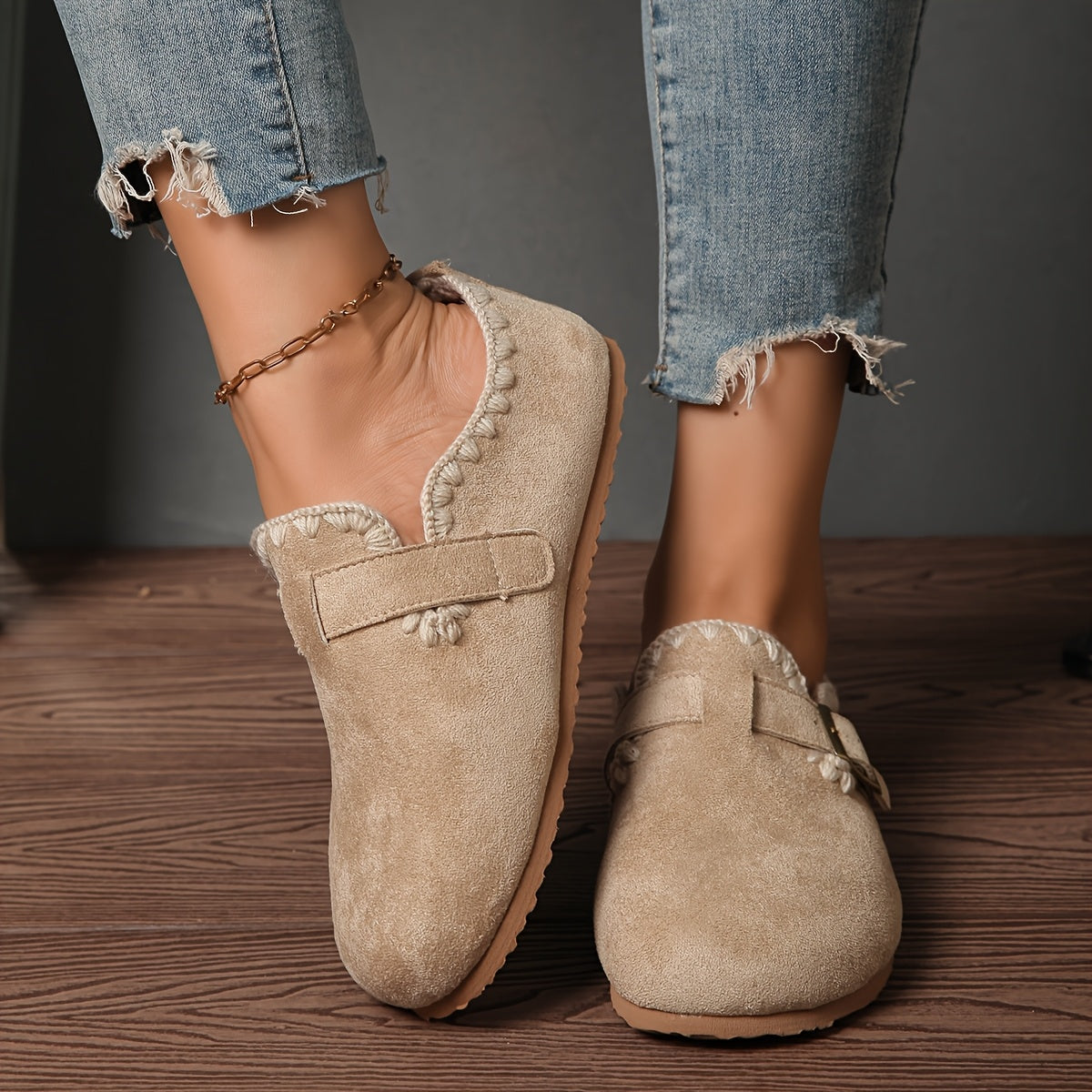 French Mary Jane Shoes for Women, New Spring/autumn Style, Versatile for Pairing with Skirts, Flat Women's Shoes., Women Shoes