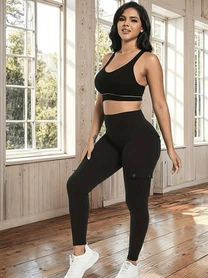 Women's Black Polyester Pants - product view 9