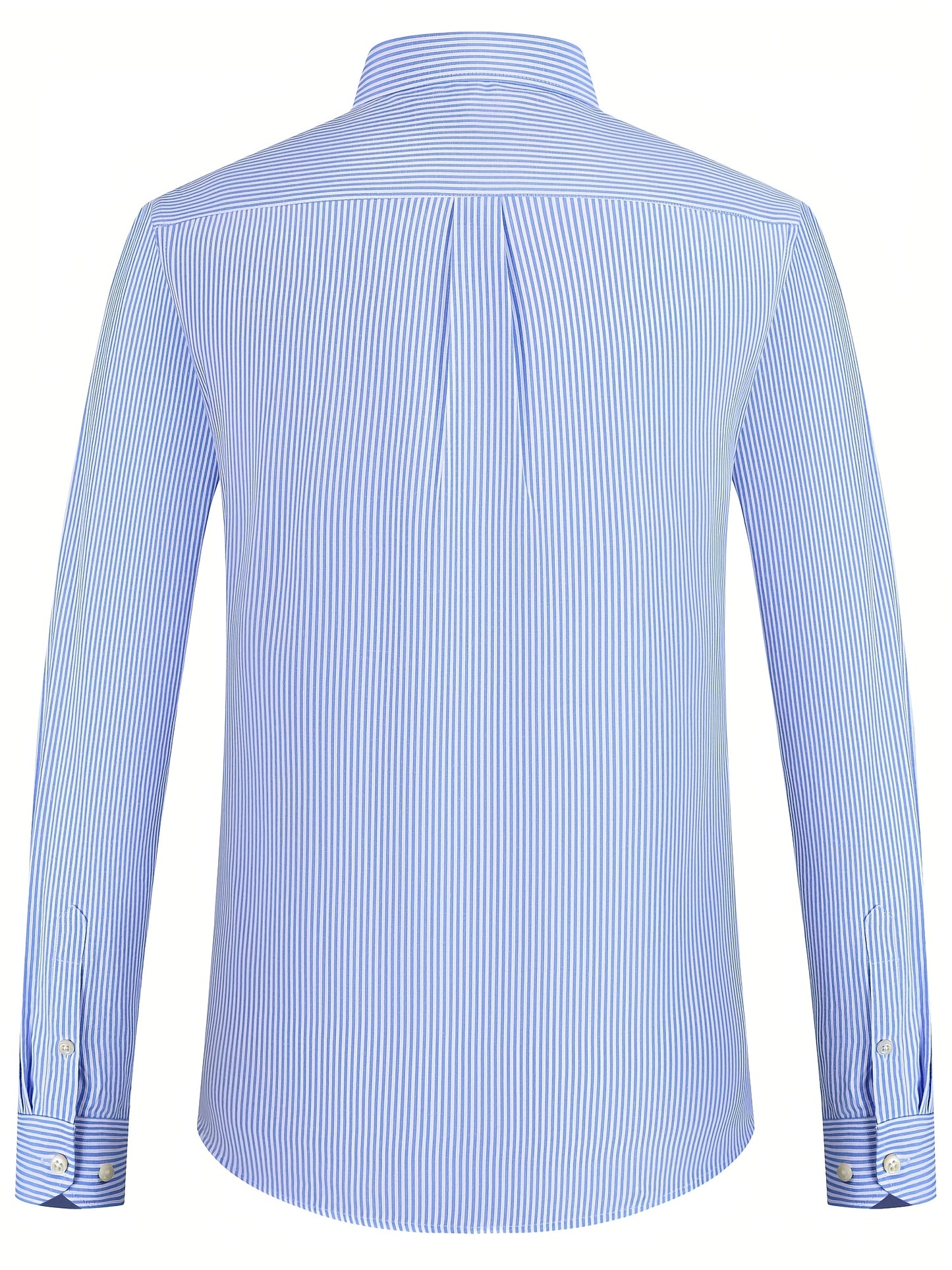 Men'S Long Sleeve Shirt with Classic Stripes, Ideal for Business Formal Events, Perfect Gift for Him