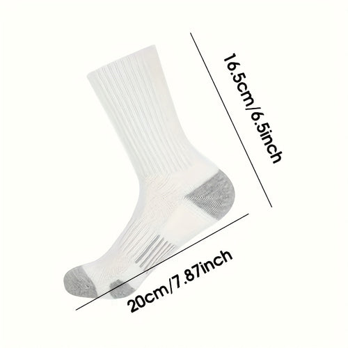 10 Pairs of Large Elastic Basketball Socks, Sports Mid-Calf Socks, 47 Size, Running Socks, Spring/Summer Casual Socks, Fitness & Youth Sports Socks