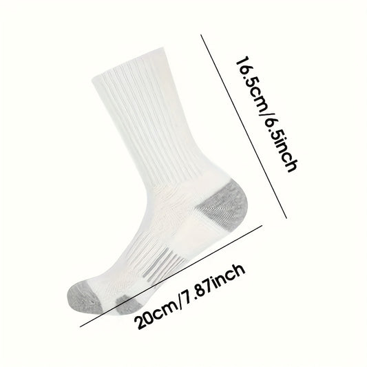 10 Pairs of Large Elastic Basketball Socks, Sports Mid-Calf Socks, 47 Size, Running Socks, Spring/Summer Casual Socks, Fitness & Youth Sports Socks