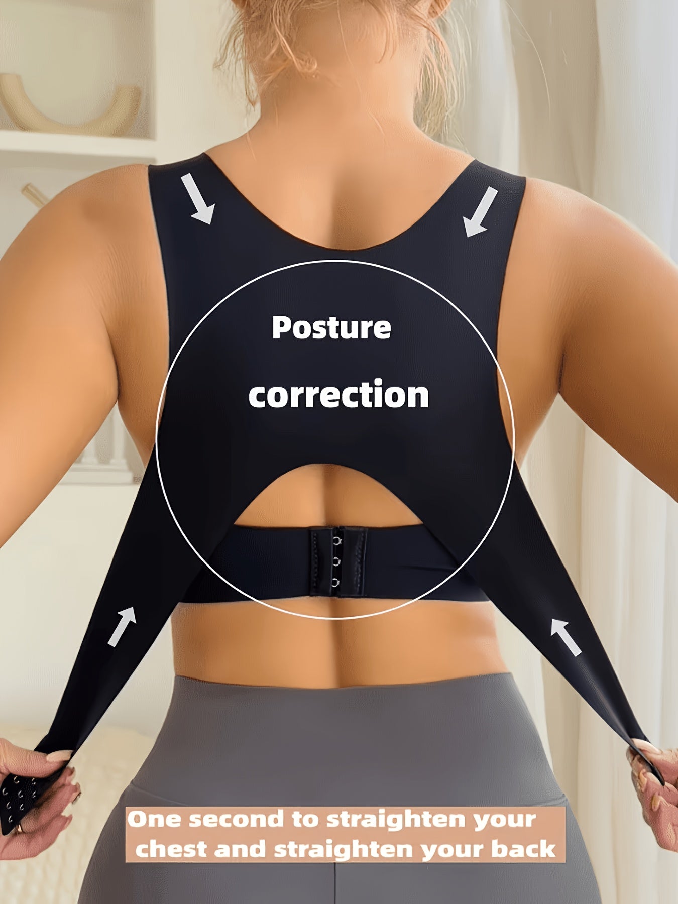 Posture Corrector Underwear for Women: Invisible And Lightweight Back Support, Suitable for Neck, Shoulder, And Upper Back Posture, Corrects Hunchback And Round Shoulders