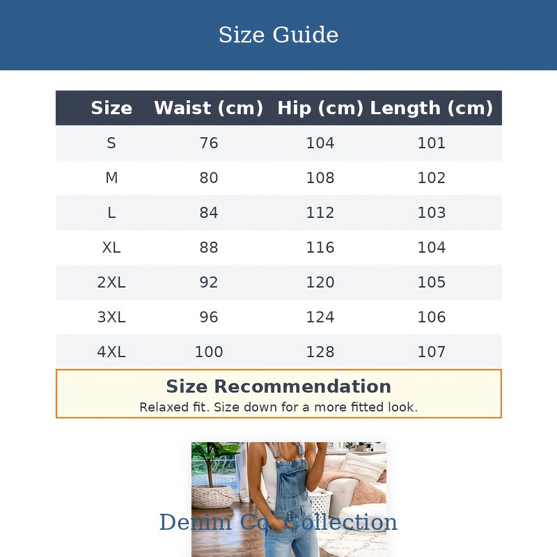 [Ripped Denim Jumpsuit] These Items Run Small; Please Check The Size Chart Before Ordering.New Style Sports Double-Shoulder Strap Ripped Denim Jumpsuit, Suitable For Weekend Outings And Easy Commuting, Fashionable And Comfortable!