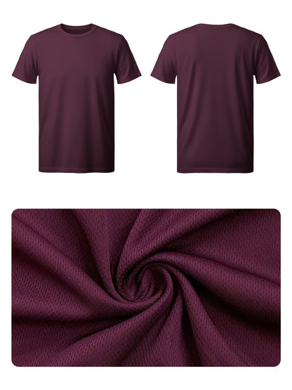 12 Cozy Solid Hue T-Shirts - Men'S Relaxed Short Sleeve Shirt, Ideal for Everyday Summer Activities - Airy, Gentle, Lightweight Outdoor Fun Tees