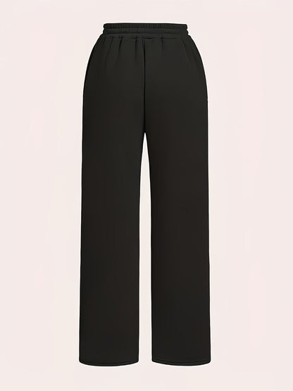 Women's Jogger Pants - Elastic Waist With Pockets