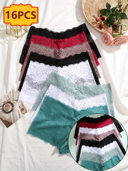 Women's 16-Pack Boyshorts - Floral Everyday Comfort