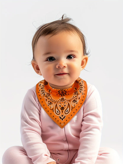 Baby Bib - 10-pcs Breathable Adjustable Soft