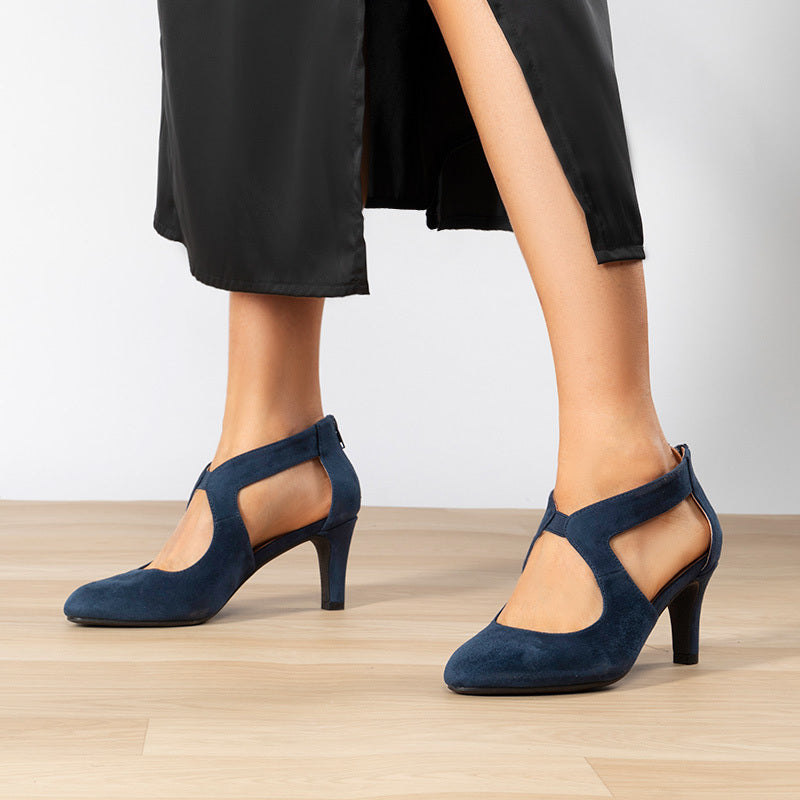 Women's Pumps Closed Pointed Toe Kitten Heels Elegant Party Wedding Dress Shoes for Women Comfortable Cross Strap Wedding Prom Party Stiletto Shoes for Women