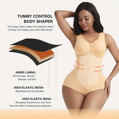 Shapewear Bodysuit For Women Tummy Control Plus Size Full Body Shaper