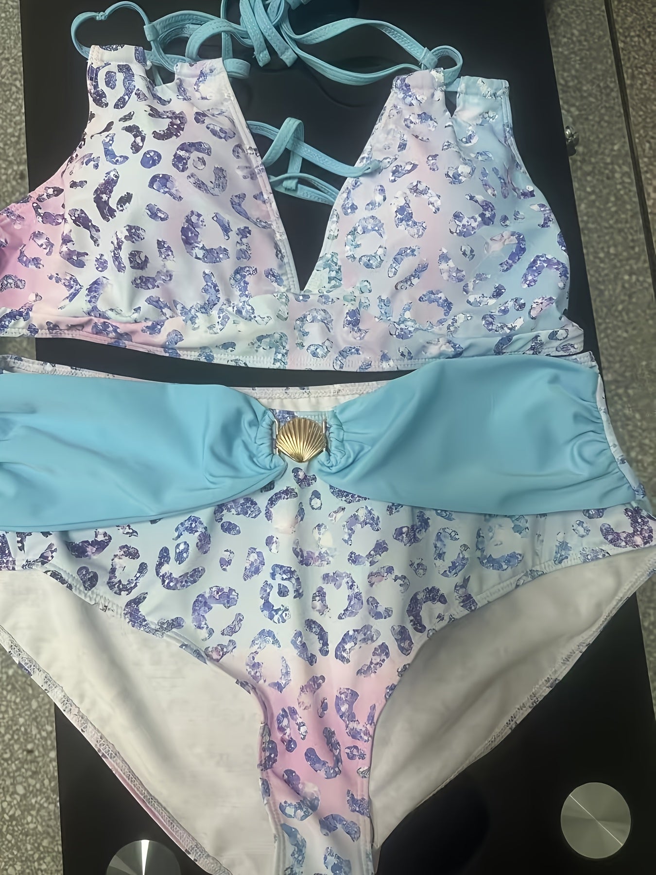 Women'S Swimsuit Swimwear Beach Suit Swimsuit Summer Beach Holiday Travel Fashion Elegant And Exquisite Two-Piece Swimsuit Suit