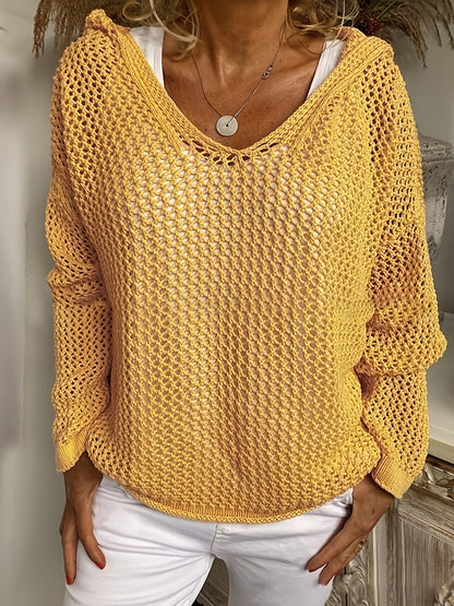 Spring/Summer New Arrival Fashionable Lightweight Lace-Up Pullover Women's Lace-Up Top Outerwear Hoodie Hooded Lightweight Oversized Sweater Perfect for Casual Wear, Shopping, Strolling, Vacations