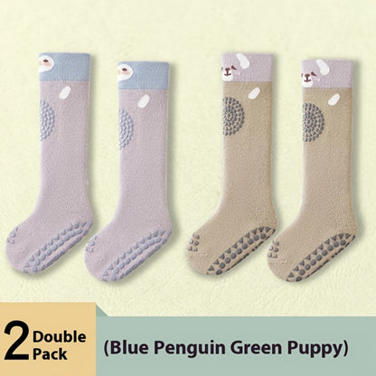 Women's Cute Print Knee-High Socks - 2-Pair Pack