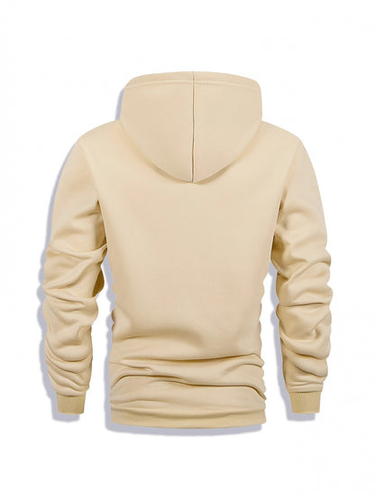 Men'S PARIS Letter Print Hoodie And Drawstring Sweatpants Set