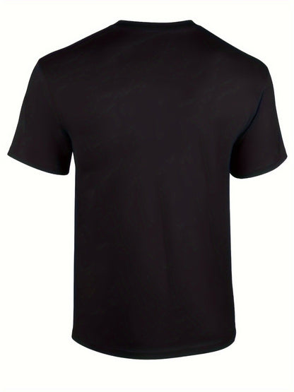 Men's Vintage T-Shirt - Round Neck Short Sleeve Everyday Style 773989
