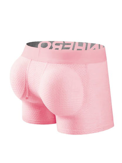 New Men'S Boxers Featuring Butt Pads, Made from Breathable Mesh, Designed for Comfort And Elasticity, Perfect for Lounging at for home