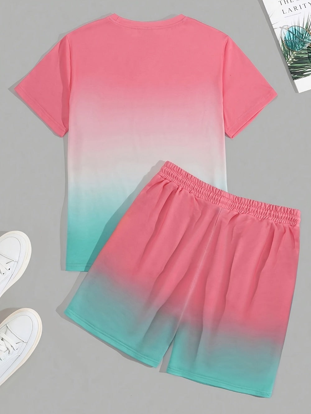 Men's Shirt and Shorts Set - Coordinated Summer Classic Edition