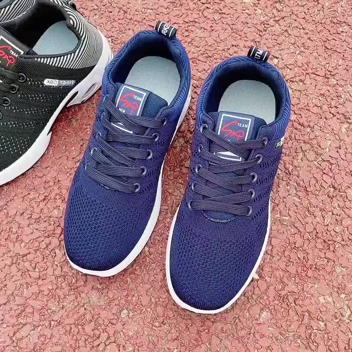Stylish Men'S Casual Athletic Footwear - Breathable, Slip-Resistant Sole, Perfect for Any Season, Featuring Black with White And Blue, Red Highlights, Sporty Urban Style, Casual Footwear | Lace-Up Casual Sneakers | Air-Cushioned Athletic Shoes