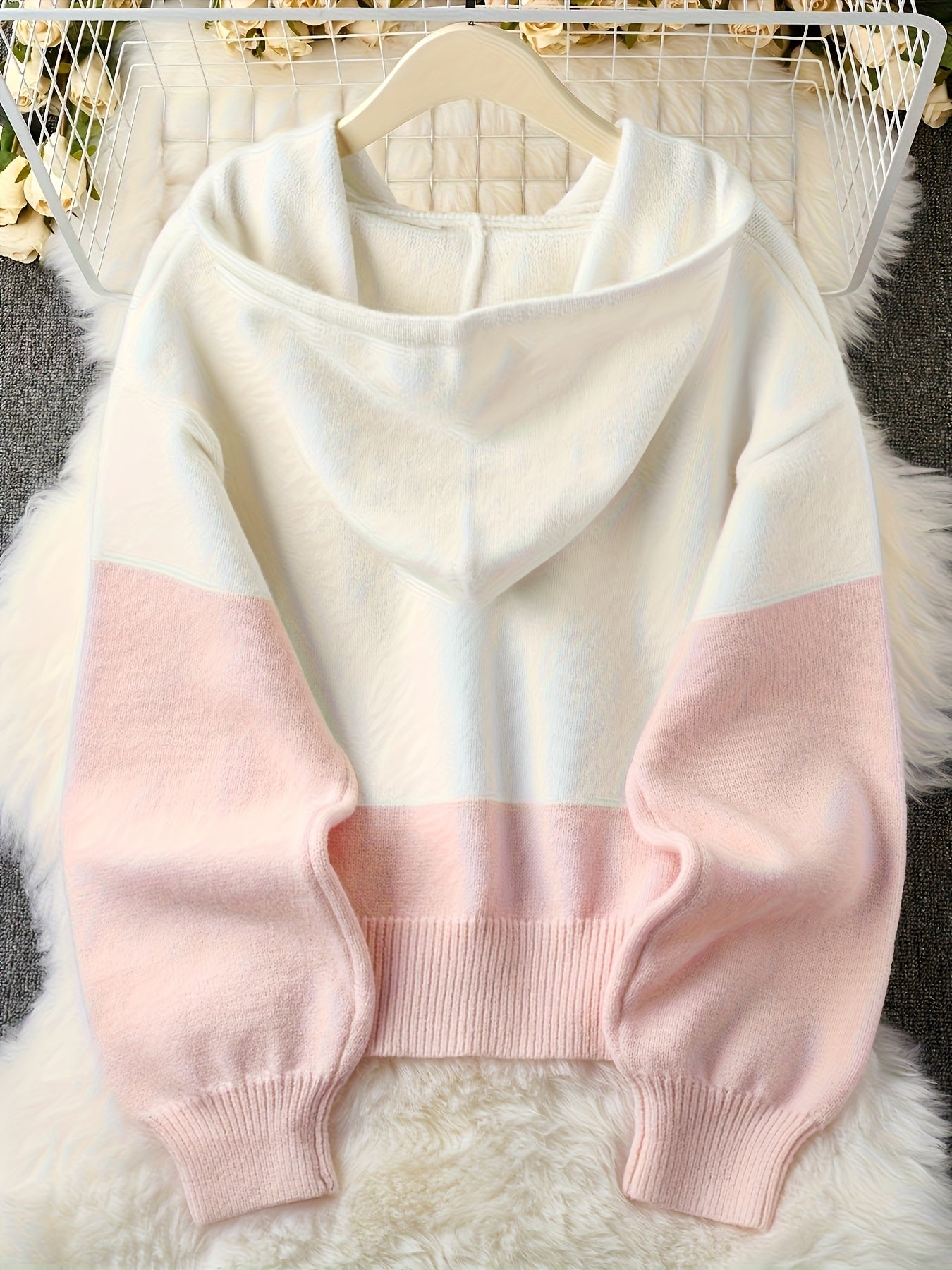 Women's Pink Denim High-Waist Jacket - product view 12