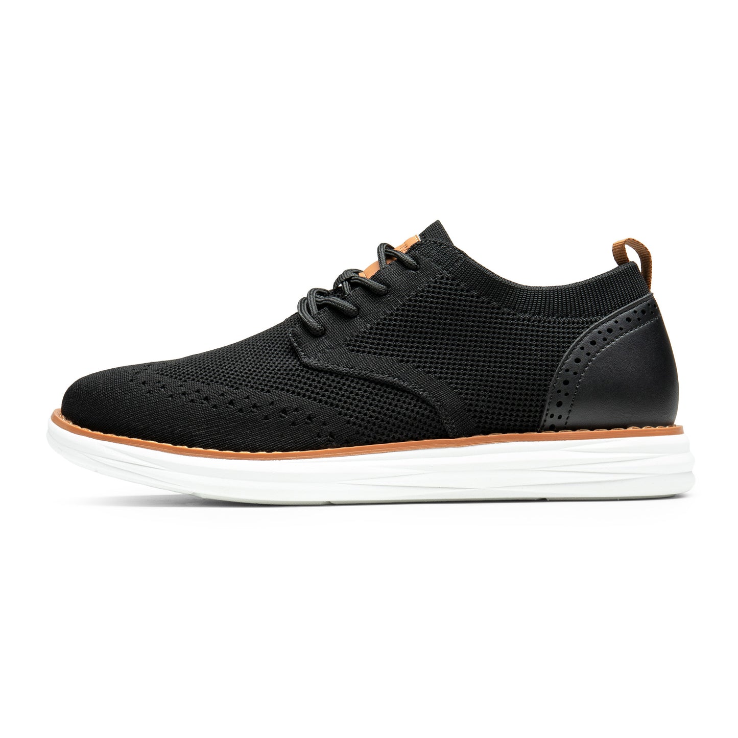 Bruno Marc Men's KnitFlex Craft Mesh Oxfords Sneakers Casual Dress Lace-Up Lightweight Walking Shoes