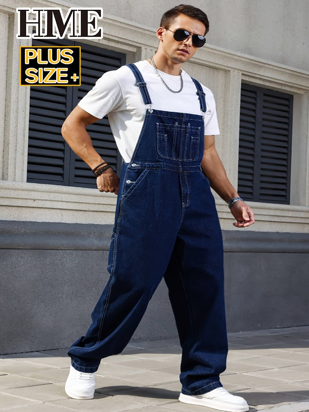 Men's Jumpsuit - Denim-Look