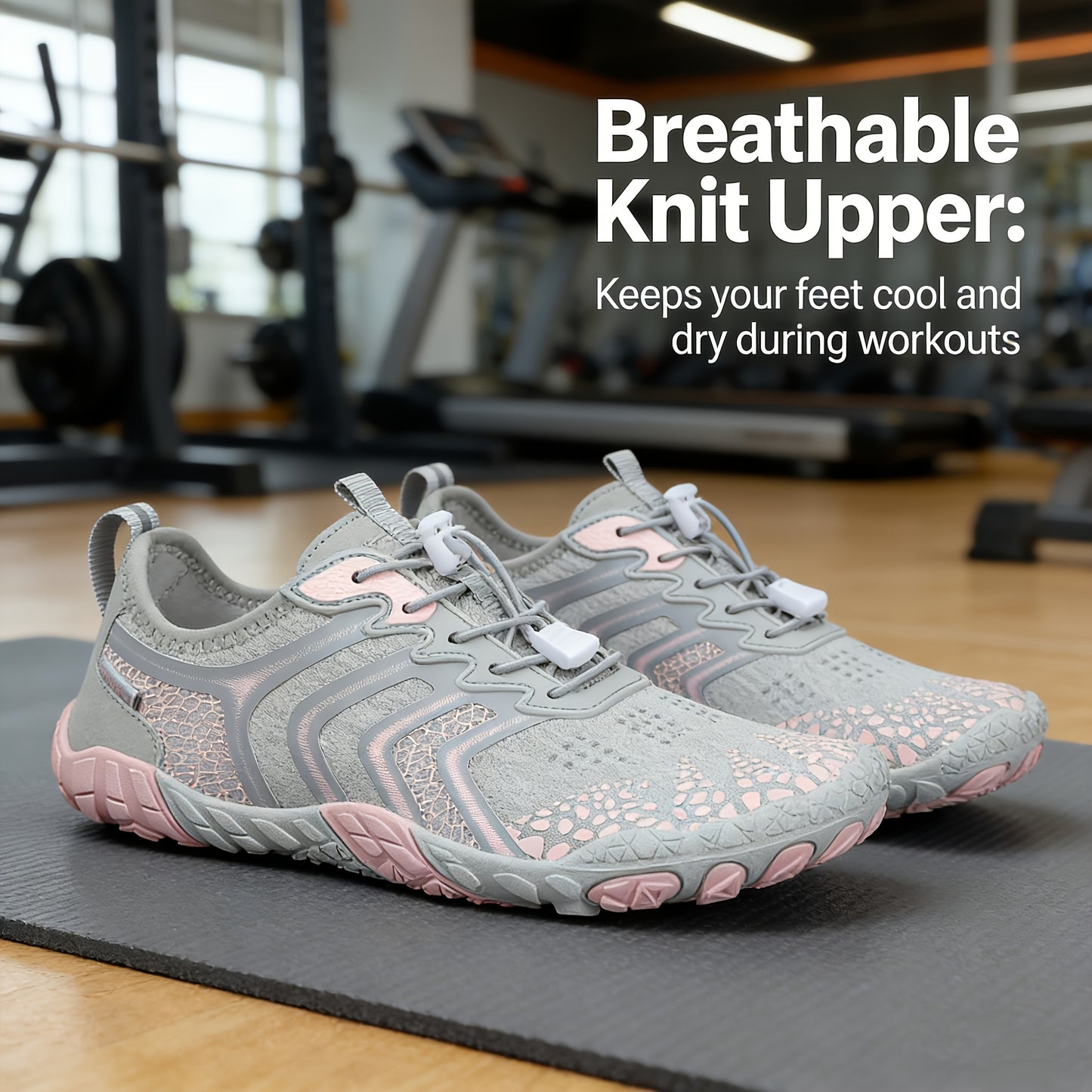 Women's Sports Outdoor Shoes, Barefoot Shoes for Women, Hiking Shoes, Fashionable, Versatile, Beach, Seaside, Barefoot Hiking Shoes, Breathable, Lightweight
