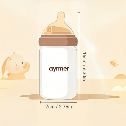 Anti-Colic Baby Bottle Set - Wide-Neck Leak-Resistant Design Style 8789