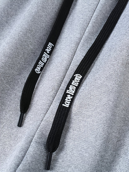 Men'S Sweatpants with Drawstring And Pockets, Regular Fit And Cuffed Sports Trousers for Spring And Autumn Running And Daily Outerwear-Pants for Men