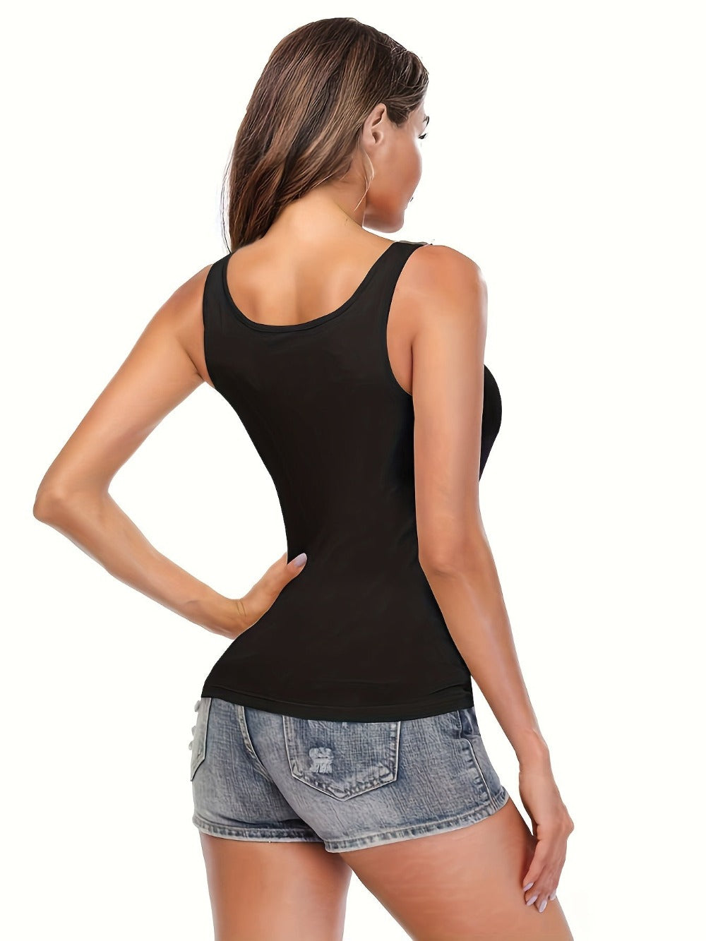 Women's Built-In Bra Camisoles - 3-Pack Wire-Free Padded