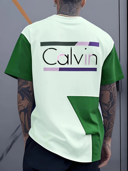 Men's Graphic Print T-Shirt - Crew Neck Short Sleeve 329893