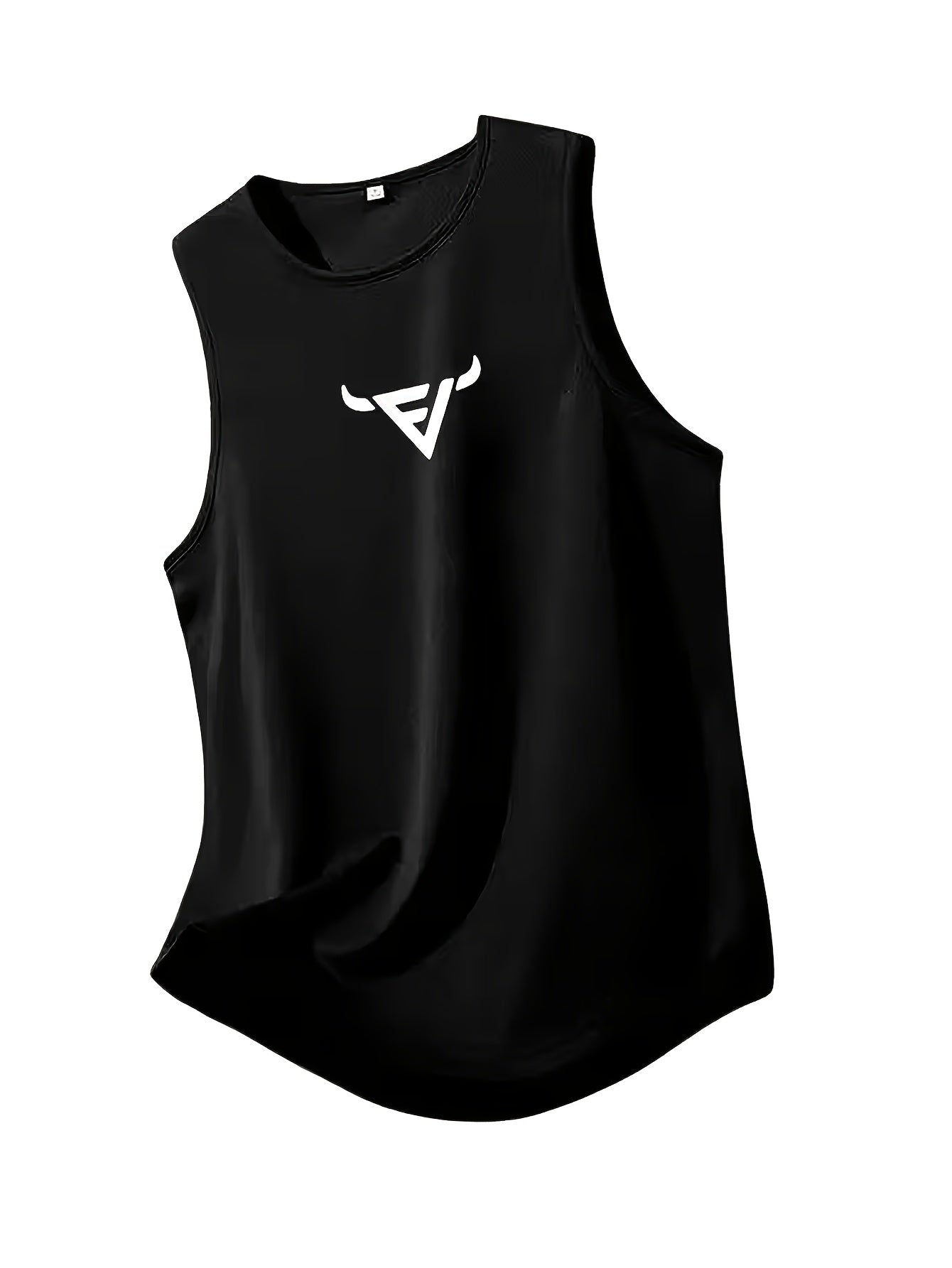 3pcs Mixed Print Bull Head Pattern Men's Breathable Polyester Sports Tank Top - Regular Fit Sleeveless Shirt, Suitable for Gym, Running, Outdoor And Casual Summer Wear, Comfortable T-Shirt, Athletic Style, Training Vest, Energetic Men's Apparel
