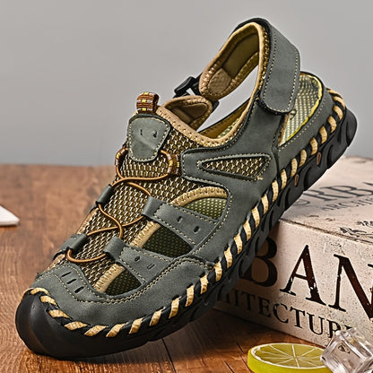 GREKS Men's Closed Toe Sports Sandals-Non-slip Quick-drying Men's Water Sandals Beach Shoes-Soft Casual Walking Breathable Shoes, Sports Sandals for Men, Sandals for Men High Quality, Shoes for Men Sandals, Sandals for Women Summer, Orthopedic