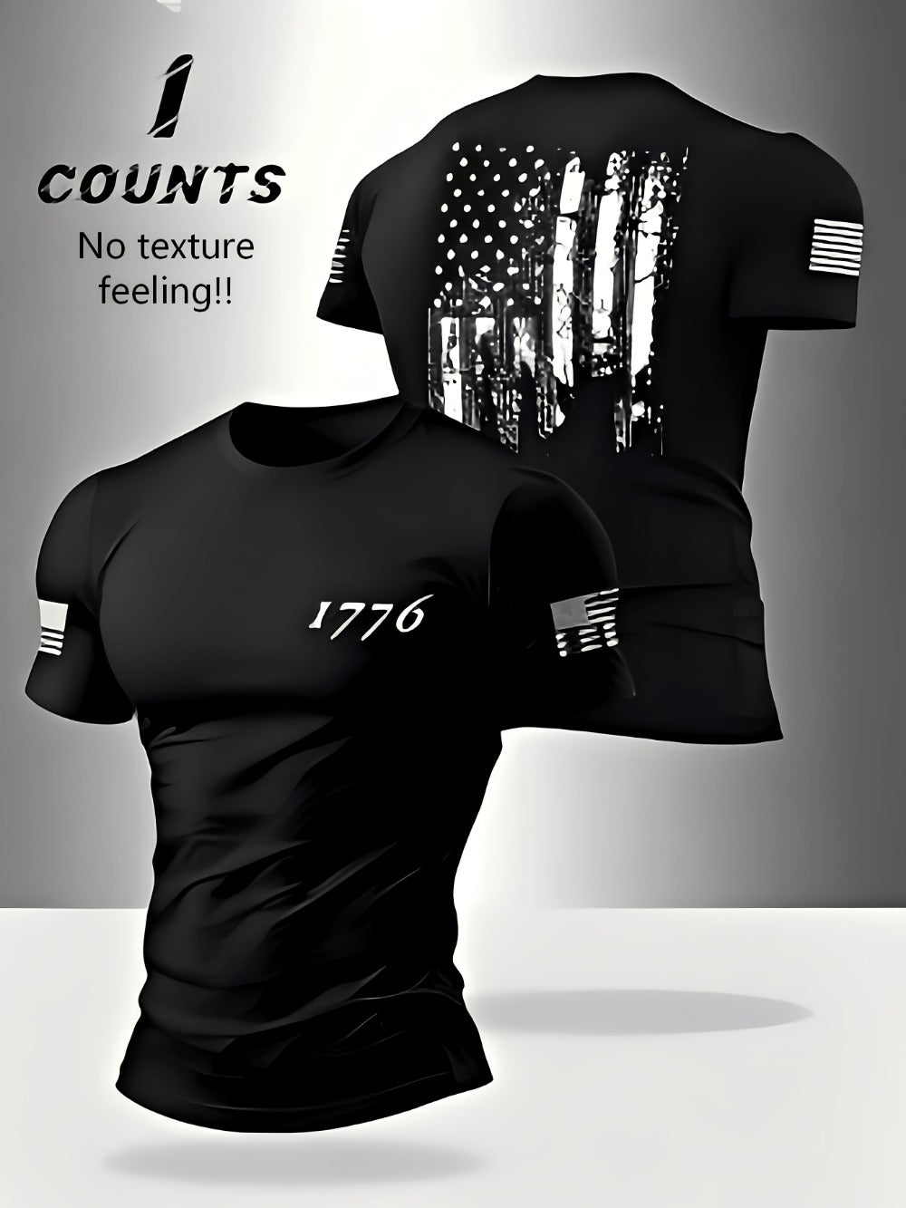 Men's Essential T-Shirt - Round Neck Short Sleeve Everyday Style