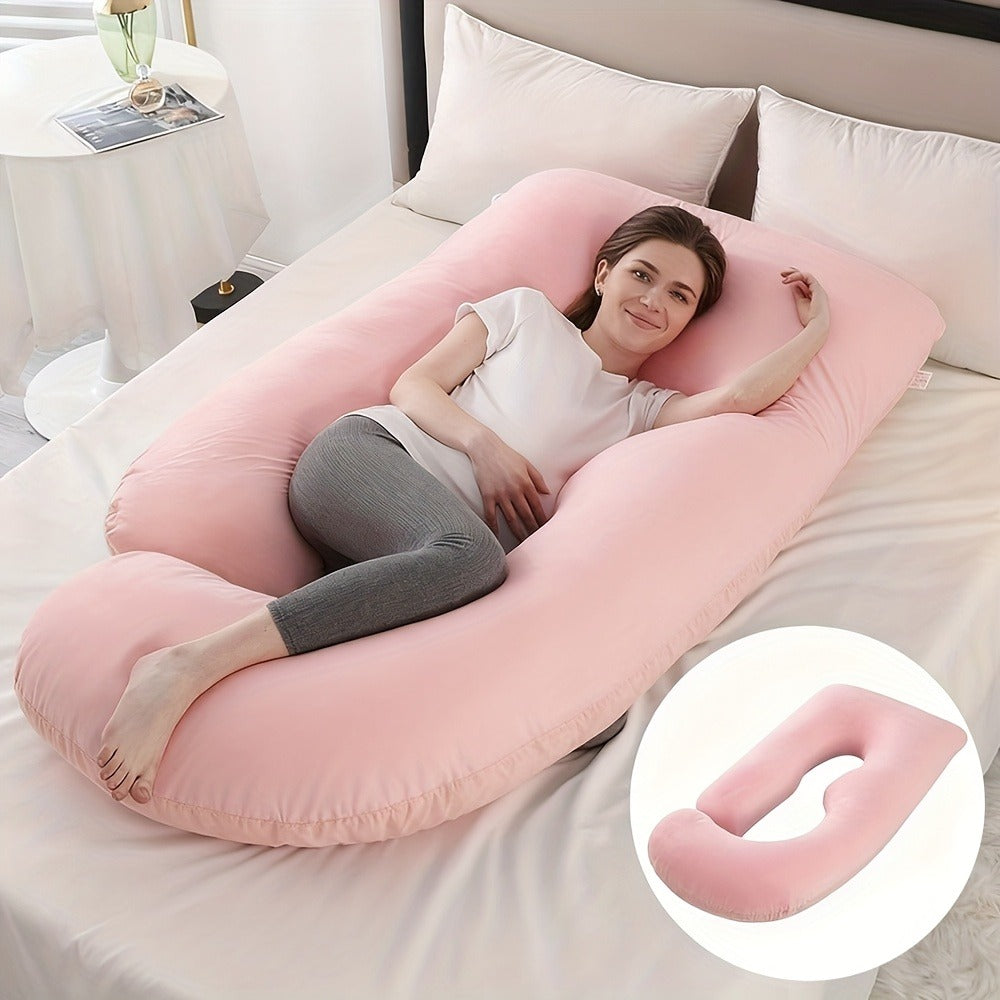Pregnancy Pillow - 62-inch J-shaped Full-body Maternity
