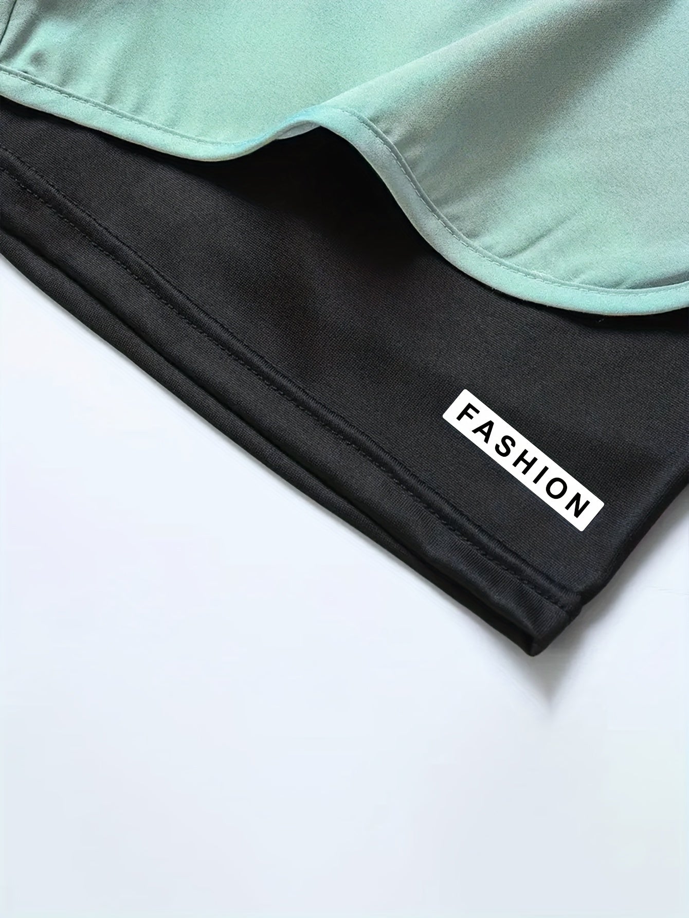 4pcs Summer Women's Casual Sports Shorts, Featuring A Two-piece Layering Design with Letters Suitable for Running And Casual Fitness, Come In Black, Gray, Green And