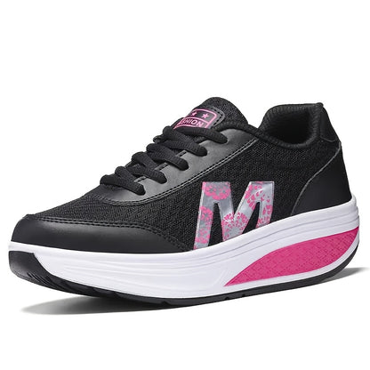 Women's Walking Shoes – Breathable Mesh Cushioned Comfort for Active Days