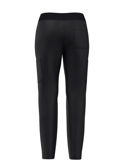 Women's Scrub Pants Set, Elastic Breathable Polyester Spandex Blend, V-Neck Short Sleeve with Pocket, Solid Color, for Work